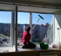 Мытье окон в однокомнатной квартире Верещагино